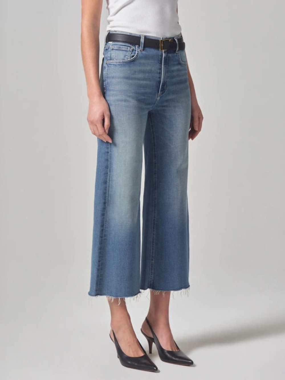 CITIZENS OF HUMANITY Women’s Lyra Crop Wide Leg Jean - Size 25